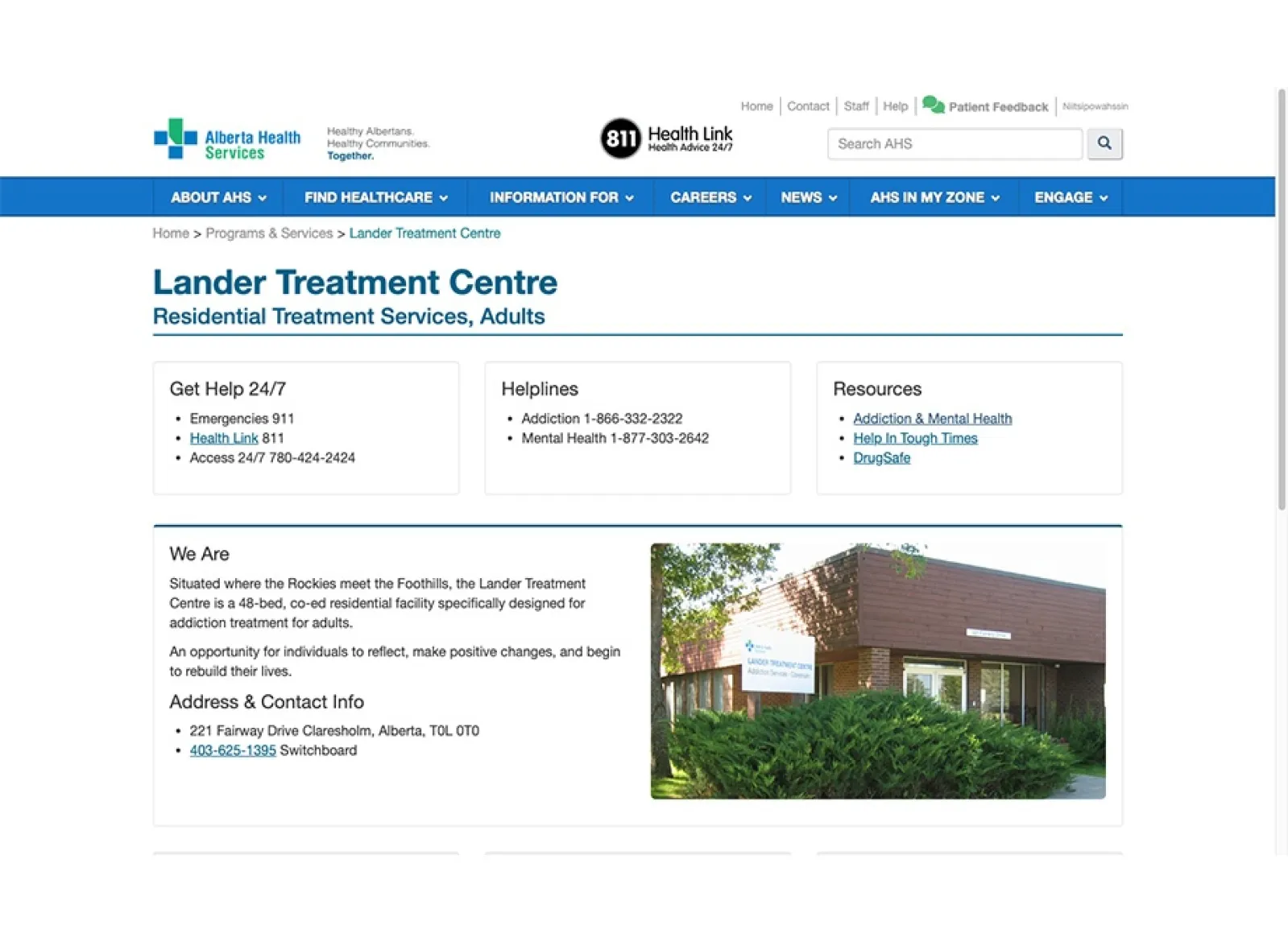 Lander treatment centre 920x673